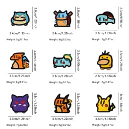 4-13pcs Cute Duck Enamel Pin Cartoon Animals Brooch For Coat Brooch Set Fashion Lapel Badges Jewelry Gift for Friends