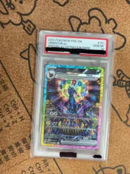 DIY PTCG Rating Card Single Card 2025 PFL EN MEGA CHARIZARD X Ex SPECIAL ILLUSTRATION RARE GEM MT10 Hobby Collection Flash Card