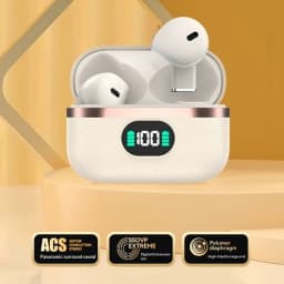 Premium Leather Wireless Earbuds Boasting Sleek Semi-in-ear Design Endurance Battery Mic Ideal Companion for Active Lifestyle