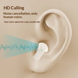 Premium Leather Wireless Earbuds Boasting Sleek Semi-in-ear Design Endurance Battery Mic Ideal Companion for Active Lifestyle
