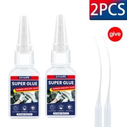 LOOLIFL 20g Universal Super Glue Quick-drying Waterproof Instant Adhesive Leather Rubber Wood DIY Metal Bond Liquid Glue Tool