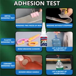 LOOLIFL 20g Universal Super Glue Quick-drying Waterproof Instant Adhesive Leather Rubber Wood DIY Metal Bond Liquid Glue Tool