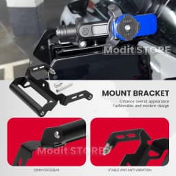 For YAMAHA 9 GT+ GT Y-AMY Tracer 9GT+ 9GT 2025 2026 Motorcycle GPS Navigation Support Phone Holder Bracket Handlebar Extension