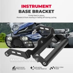 For YAMAHA 9 GT+ GT Y-AMY Tracer 9GT+ 9GT 2025 2026 Motorcycle GPS Navigation Support Phone Holder Bracket Handlebar Extension