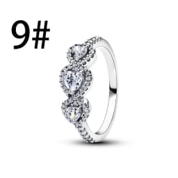 New 925 Sterling Silver Four Leaf Clover Flower Bee Ear Stud Ring Pendant Bead fit DIY Women's Bracelets Necklaces Jewelry Gifts