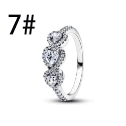 New 925 Sterling Silver Four Leaf Clover Flower Bee Ear Stud Ring Pendant Bead fit DIY Women's Bracelets Necklaces Jewelry Gifts