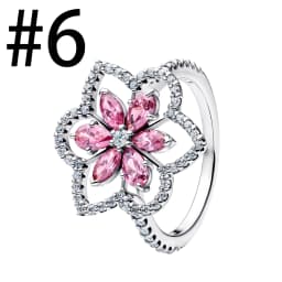 New 925 Sterling Silver Four Leaf Clover Flower Bee Ear Stud Ring Pendant Bead fit DIY Women's Bracelets Necklaces Jewelry Gifts