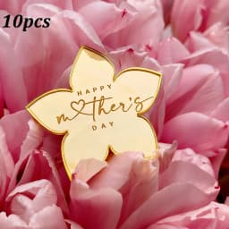 10pcs/5pcs Happy Mother's Day Cupcake Toppers Best Mum Ever Cake Toppers for Mother's Day Celebration Baking Supplies