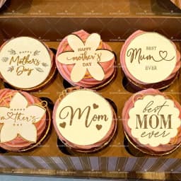 10pcs/5pcs Happy Mother's Day Cupcake Toppers Best Mum Ever Cake Toppers for Mother's Day Celebration Baking Supplies