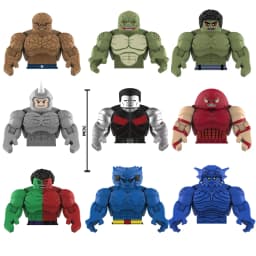 Movable Model Bricks Beast Lizard Rhino Assemble Colossus Assembly Action Figures Puzzle Toy Building Blocks Ornament Model Doll