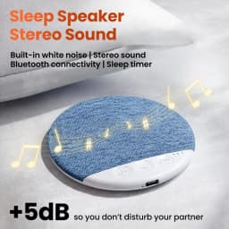 Mini Bluetooth 5.4 Under Pillow Sleep Aid Speaker HiFi Stereo White Noise Multi-Functional Home Sleep Ultra Thin Timed Audio Pla