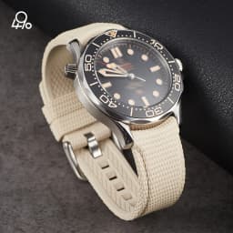 New Curved End Rubber Watch Straps 20mm Watch Belt Military 21mm 22mm FKM Watch Bands Bracelet for omega swatch Men's
