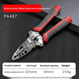 Foldable Wire Stripping Pliers Crimping Tool - Multifunctional Electrician Pliers, Professional-Grade Electrician Tool