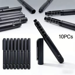 10PCS Pen Injector Disposable Sterile Injection Pens Rotary Window Adjustment Insulin/Peptide Pen Injector Kit