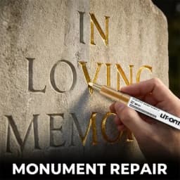 1-2Pcs Golden Tombstone Marker Pen Quick Dry Oil Based Fine Tip Weather Resistant For Granite Marble Cemetery Maintenance