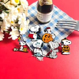 6Pcs/Set Snoopy Halloween Enamel Pins, Cute Cartoon Dog Brooches, Kawaii Lapel Pins for Backpacks Hats, Halloween Gifts for Fans