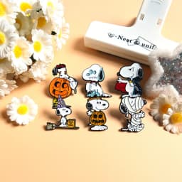 6Pcs/Set Snoopy Halloween Enamel Pins, Cute Cartoon Dog Brooches, Kawaii Lapel Pins for Backpacks Hats, Halloween Gifts for Fans