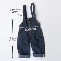 Blyth Doll Clothes Vintage Denim Overalls Long Sleeve Base Layer Top Jeans Pants Set for Ob22 YMY Licca Azone Doll Accessories