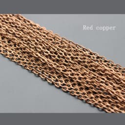 5meters 2x3mm 3x4mm Metal Necklace Chain Bulk Link Chains For Jewelry Making Findings DIY Necklace Bracelet Chain Materials