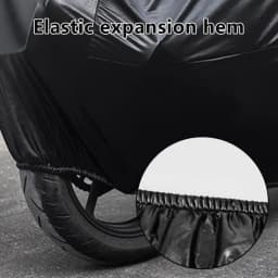 Universal Motorcycle Cover Sunproof Dustproof Waterproof Bike Scooter Electrombile UV Protection Reflective Stripes