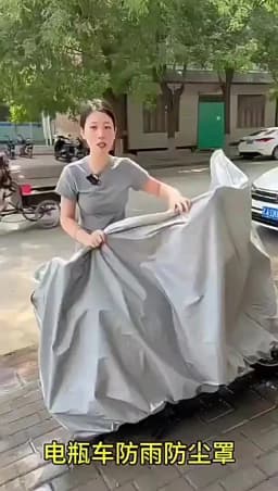 Universal Motorcycle Cover Sunproof Dustproof Waterproof Bike Scooter Electrombile UV Protection Reflective Stripes