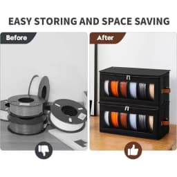 1/4PCS 3D Printer Filament Storage Bag Filament Storage Bag Cover 3D Printing Accessories Holder Rack for Home Office Workshop