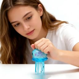 Schylling Confirmed Needoh Fuzz Ball Jellyfish Squishy Blind Box Stress Relief AntiAnxiety Squeeze Toy Party Prop Gift Wholesale