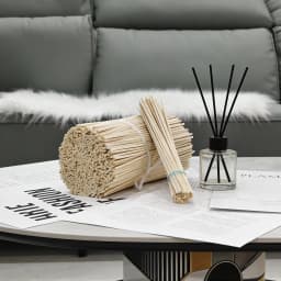 50pcs 40/35/30/24/22/19/10cm 3mm Aroma Nature Rattan Sticks Reed Diffuser Sticks for Home Fragrance Air Freshener Reed Sticks