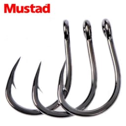 Original Norway Mustad Hooks 10827 Sea Fish Hook 4X Strong Pesca Live Bait Barbed Iron Board Fishhook Jigbait Angeln Claw Anzol
