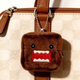 Kawaii Cute Domo Kun Plush Keychain Anime Keyring Charm for Bag Keys Gift Collection