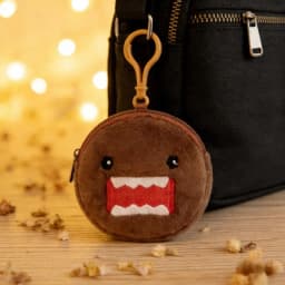 Kawaii Cute Domo Kun Plush Keychain Anime Keyring Charm for Bag Keys Gift Collection