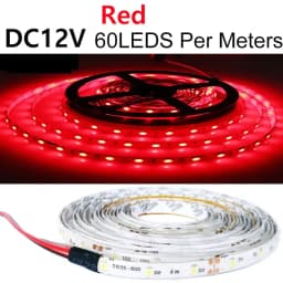 LED Strip Lights 12V Waterproof 60Leds/M Flexible Home Decoration Bar Lighting Replace SMD 3528 5050 5630 5730 LED Tape