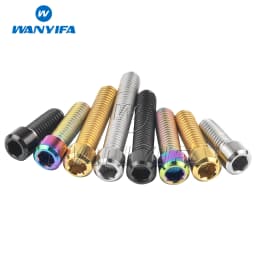 Wanyifa Titanium M4 x 10 13.5 15 20 25mm Allen Key Small Head Bolt Screw for Bicycle Thumb Shifter