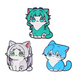 2-6pcs/Set Cartoon Anime Characters Enamel Pin Funny Alien Cute Raccoon Woman Brooches Badges Metal Collar Pins Jewelry Fan Gift