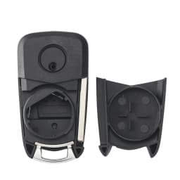 KEYYOU 2 Buttons Flip Remote Folding Car Key Cover Fob Case Shell Styling Case For Vauxhall Opel Corsa Astra Vectra Signum