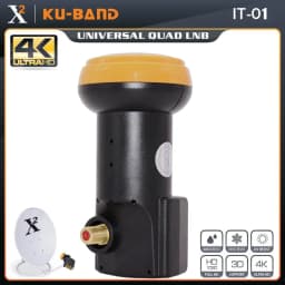 STAR COM Universal LNB For Satellite TV Receiver HD Digital Waterproof 01dB Noise KU BAND LNB LNBF