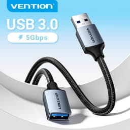 Vention USB Cable USB 3.0 Extension Cable Male to Female 3.0 2.0 USB Extender Cable for PS4 Xbox Smart TV PC USB Extension Cable