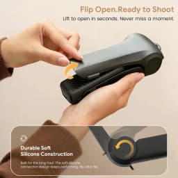 Full Protective Cover Case for DJI Osmo Pocket 4 Accessories with 3 CPL/ND Filter Slots Impact-Resistant Gimbal