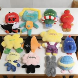 Thailand GMMTV CP Plush Keychain Cartoon Cute Filling PP Cotton Pendant JAIDEE BABII WIN ForceBook AouBoom Fans Birthday Gift