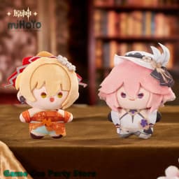 [Genuine] Genshin Impact RESPLENDENT FEAST Series Cartoon Dolls Wanderer Alhaitham Cyno Plush Pendant Anime Cosplay Xmas Gifts