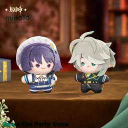 [Genuine] Genshin Impact RESPLENDENT FEAST Series Cartoon Dolls Wanderer Alhaitham Cyno Plush Pendant Anime Cosplay Xmas Gifts