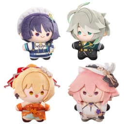 [Genuine] Genshin Impact RESPLENDENT FEAST Series Cartoon Dolls Wanderer Alhaitham Cyno Plush Pendant Anime Cosplay Xmas Gifts