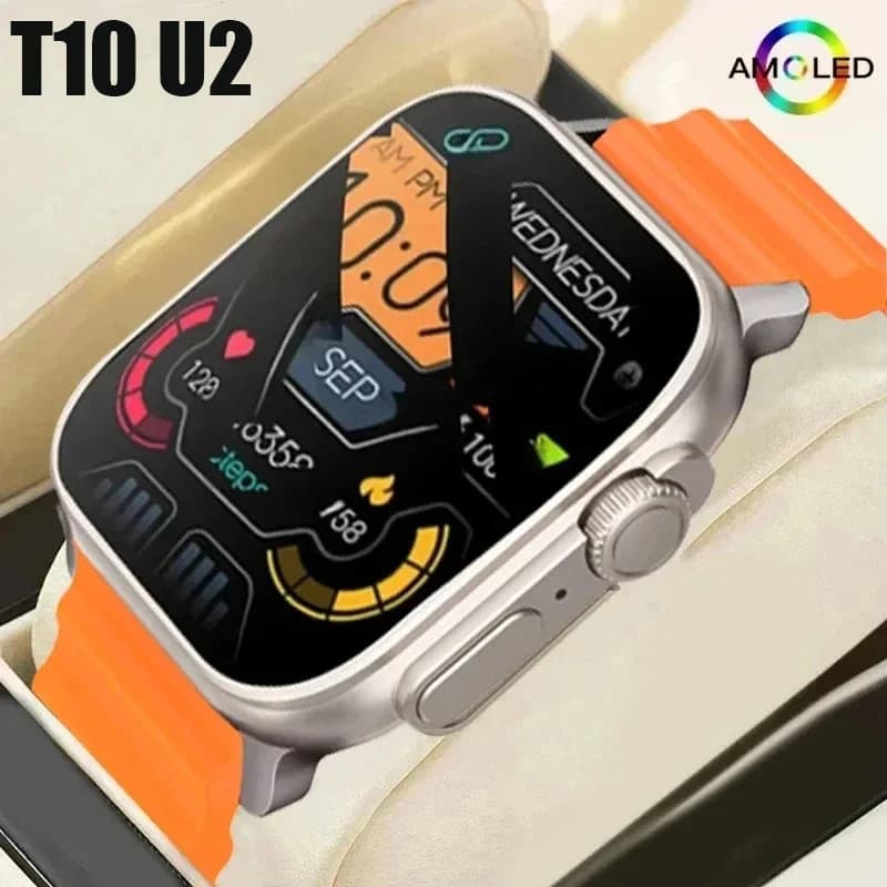New Watch 10 Ultra Smart Watch 49mm 2024 New NFC Men Women GPS Track Bluetooth Call BT Music Games Wireless Charging Smartwatch