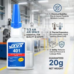 Brand-new 401 super glue super cyanoacrylate glue, instant drying in 5 seconds,Non-whitening Low odor Leather Rubber Wood Metal glass Strong Bond Liquid waterproof, stable and versatile bonding tool.1-6PCS