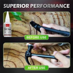 20ml 502 Super Glue Instant Strong Adhesive Cyanoacrylate Fast Drying Clear Glue for Metal Plastic Wood Ceramic Glass Shoes