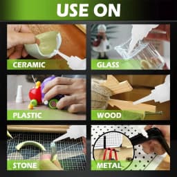 20ml 502 Super Glue Instant Strong Adhesive Cyanoacrylate Fast Drying Clear Glue for Metal Plastic Wood Ceramic Glass Shoes
