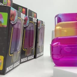 1/3pcs Ice Cream Squishy Squeeze Toy Nice Cube Sensory Fidget Toy Portable Stress Relief Gadget for Office Home Daily Relax