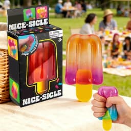 1/3pcs Ice Cream Squishy Squeeze Toy Nice Cube Sensory Fidget Toy Portable Stress Relief Gadget for Office Home Daily Relax
