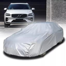 1pc Car Sunshade Cover PEVA Single-layer Car Dust Cover Waterproof Sunscreen Foldable Car Clothes Universal Automotive Products