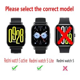 Original Silicone Bands for Xiaomi Redmi Watch 5 Active/Lite Accessories Sport Bracelet Correa Redmi Watch 5 Active/5 Lite Strap